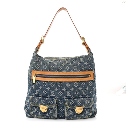 Louis Vuitton Denim Baggy GM Blue 1 of 9