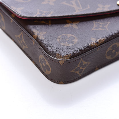 Louis Vuitton Monogram Pochette Felicie Chain Wallet Fuchsia 8 of 12
