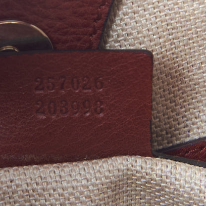 Gucci Monogram Medium Marrakech Hobo Red 9 of 9