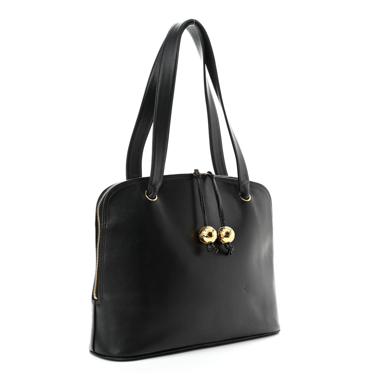 Lambskin CC Shoulder Bag Black