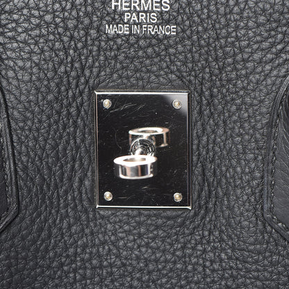 Hermes Taurillon Clemence Birkin 35 Black 21 of 37