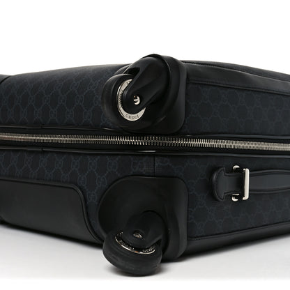 Gucci GG Supreme Monogram Calfskin Small Carry On Trolley Black 10 of 10