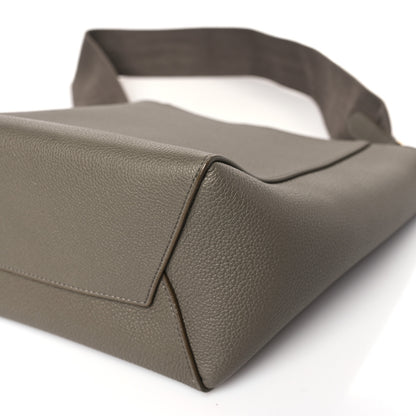 Celine Grained Calfskin Small Sangle Bucket Bag Taupe 9 of 9