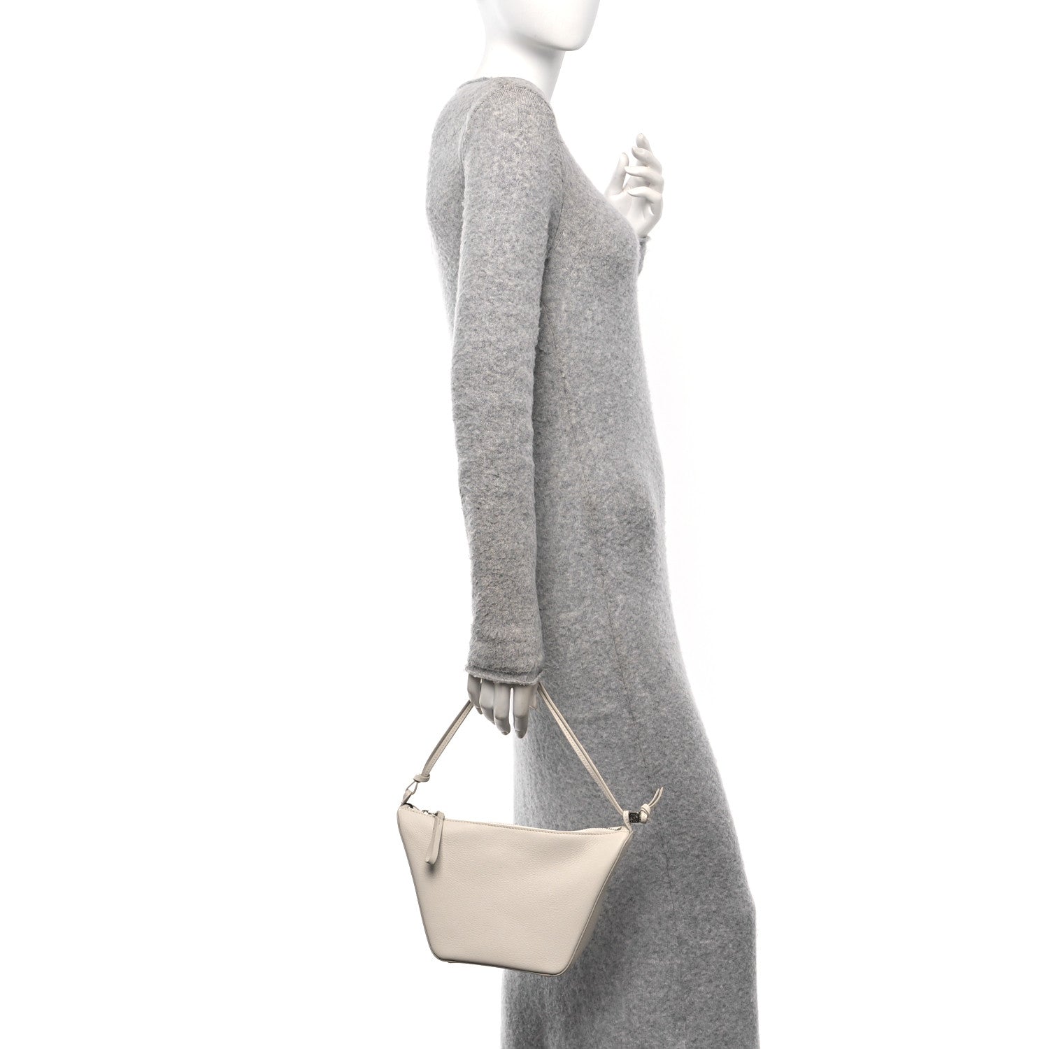 Loewe Calfskin Mini Hammock Hobo Soft White 2 of 10