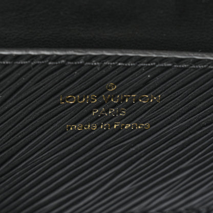 Louis Vuitton Epi Twist Flowers Chain Shoulder Bag MM Black 7 of 9