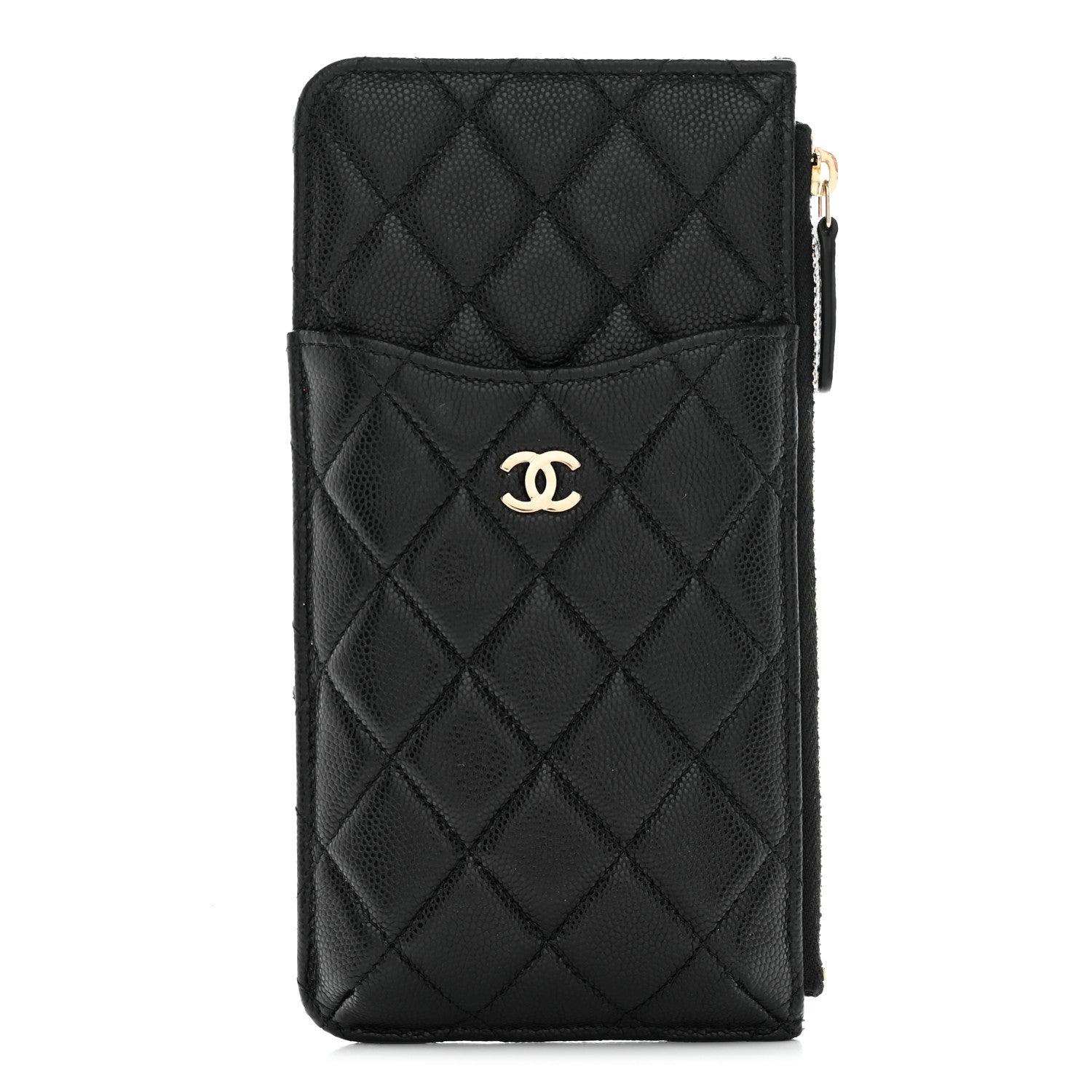 Chanel Caviar Quilted Classic iPhone Pouch Black 1 of 7