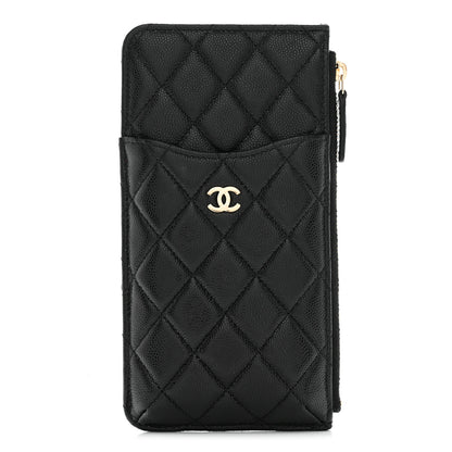 Chanel Caviar Quilted Classic iPhone Pouch Black 1 of 7