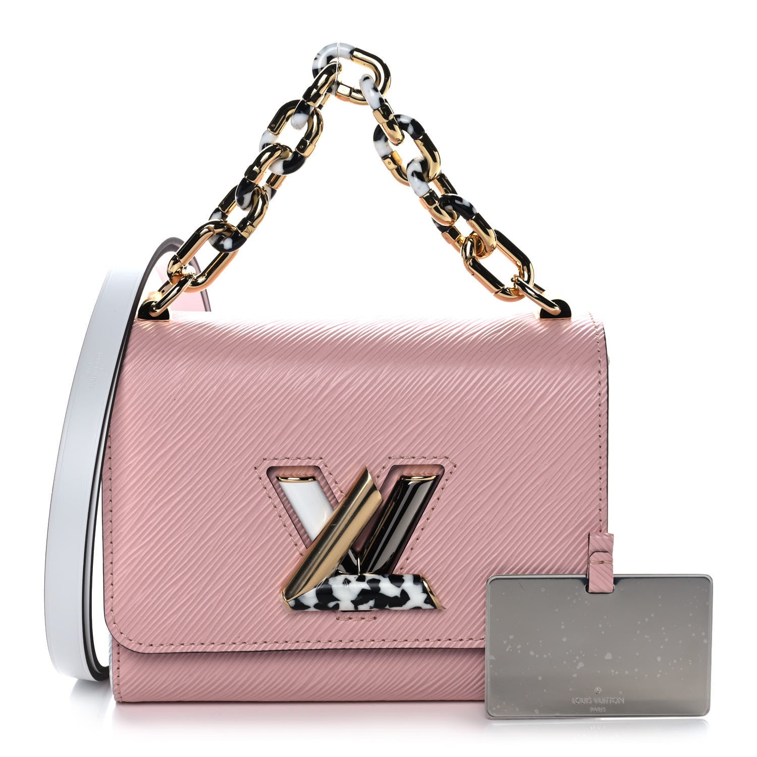 Louis Vuitton Epi Stones Twist Shoulder Bag PM Rose Ballerine 1 of 11