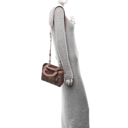 Christian Dior Lambskin Cannage Small My ABCDior Lady Dior Fard 2 of 9
