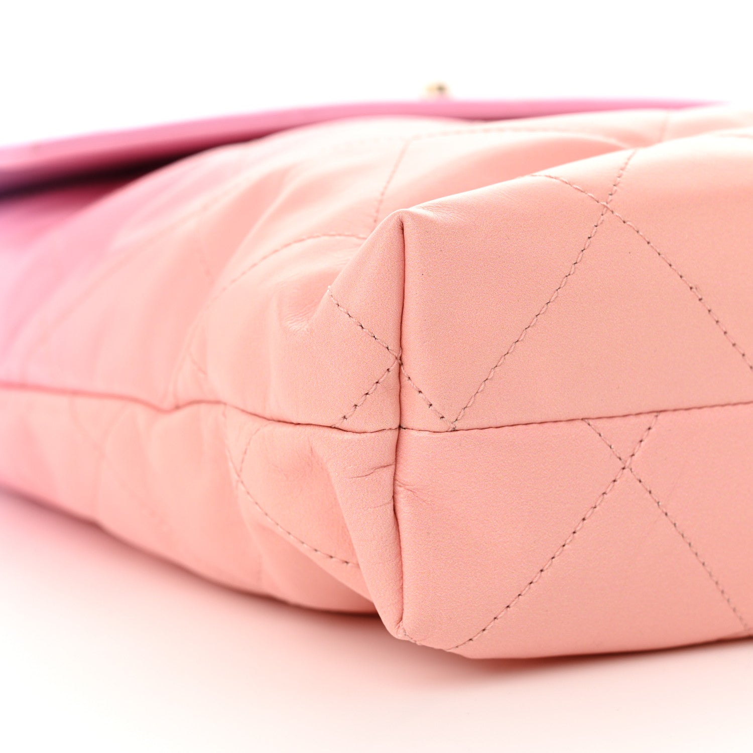 Chanel Shaded Calfskin CC Hobo Light Purple Pink Coral 9 of 10