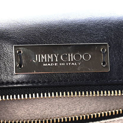 Jimmy Choo Calfskin Alba Shoulder Bag Black 6 of 10