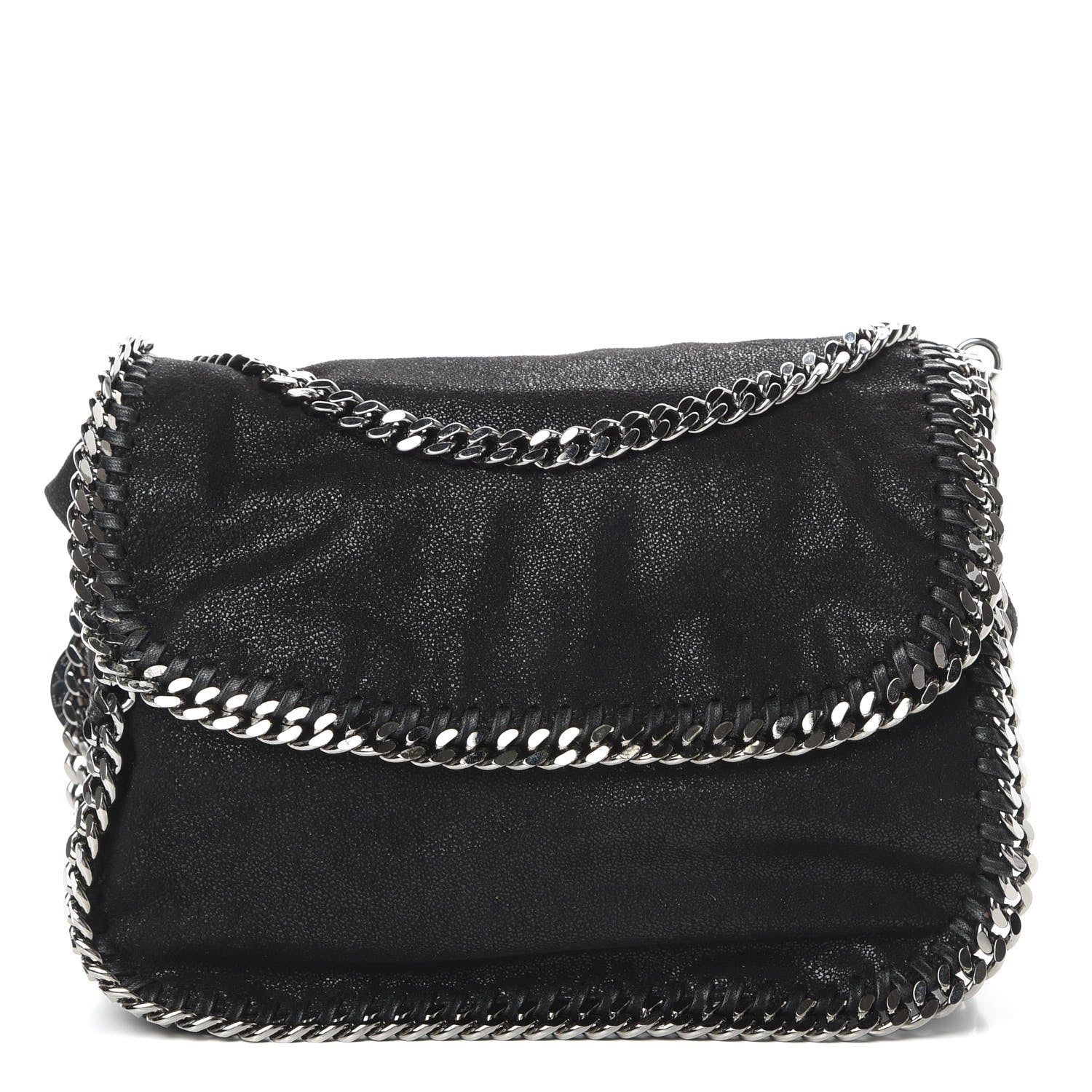 Stella McCartney Shaggy Deer Falabella Shoulder Bag Black 1 of 9