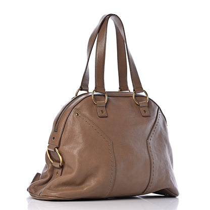Saint Laurent Calfskin Large Muse Brown 3 of 11