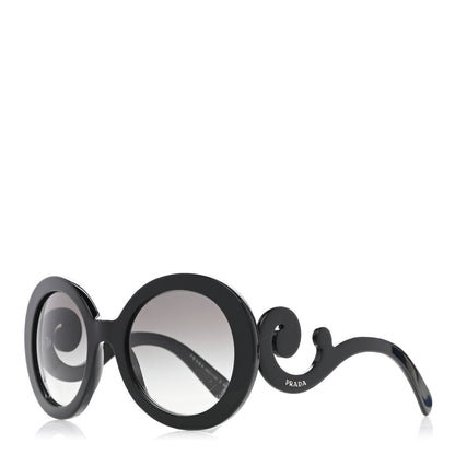 Prada Baroque Sunglasses SPR 27N Black 1 of 8
