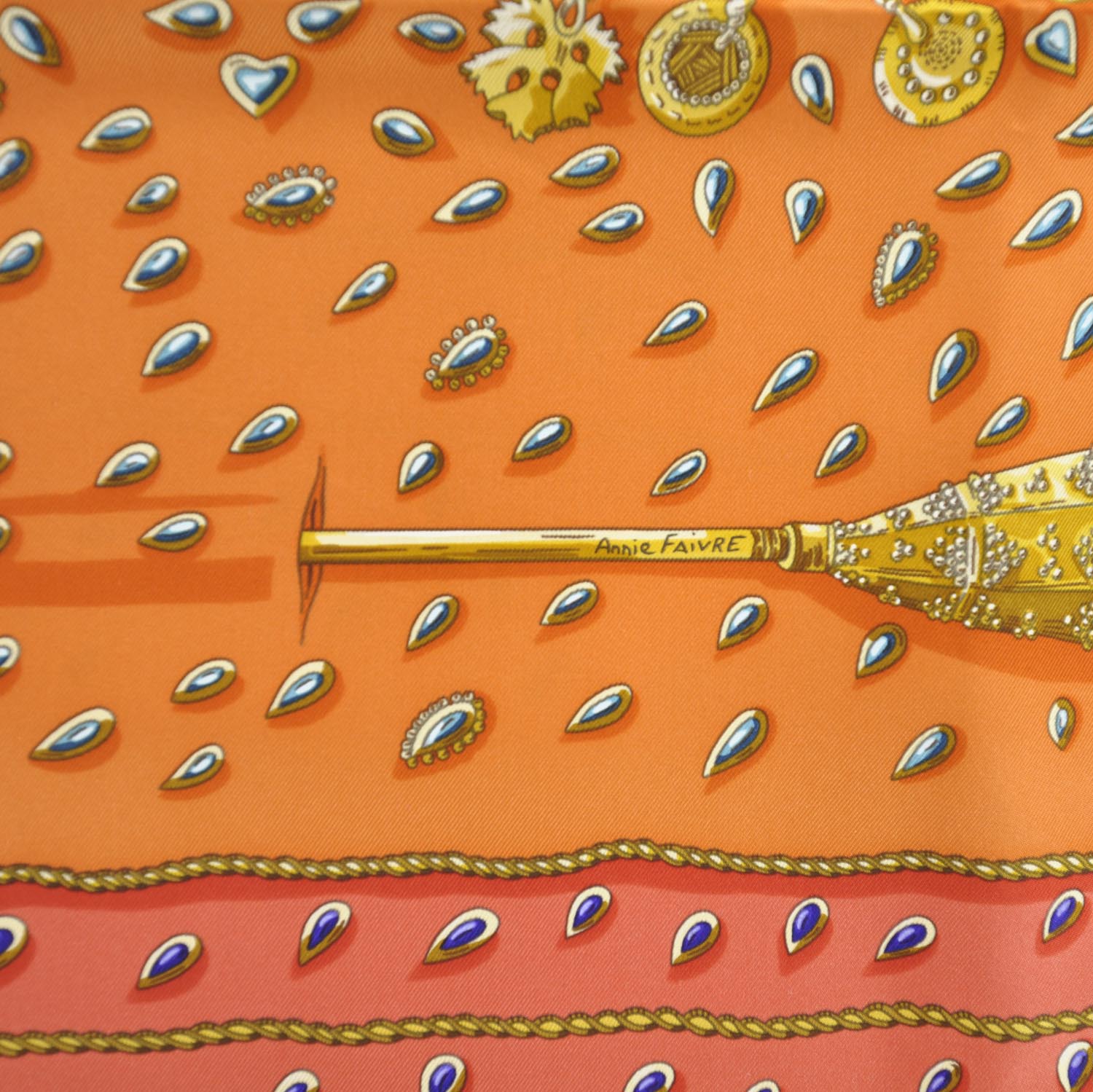 Hermes Silk Tresors Retrouves Scarf 90 5 of 7