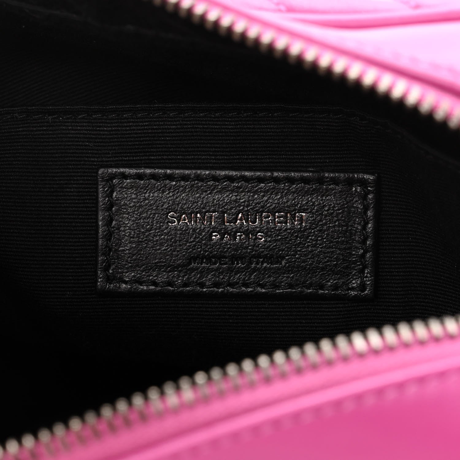 Saint Laurent Calfskin Matelasse Monogram Lou Camera Bag Electric Fuchsia 6 of 10