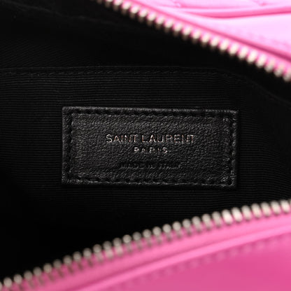 Saint Laurent Calfskin Matelasse Monogram Lou Camera Bag Electric Fuchsia 6 of 10