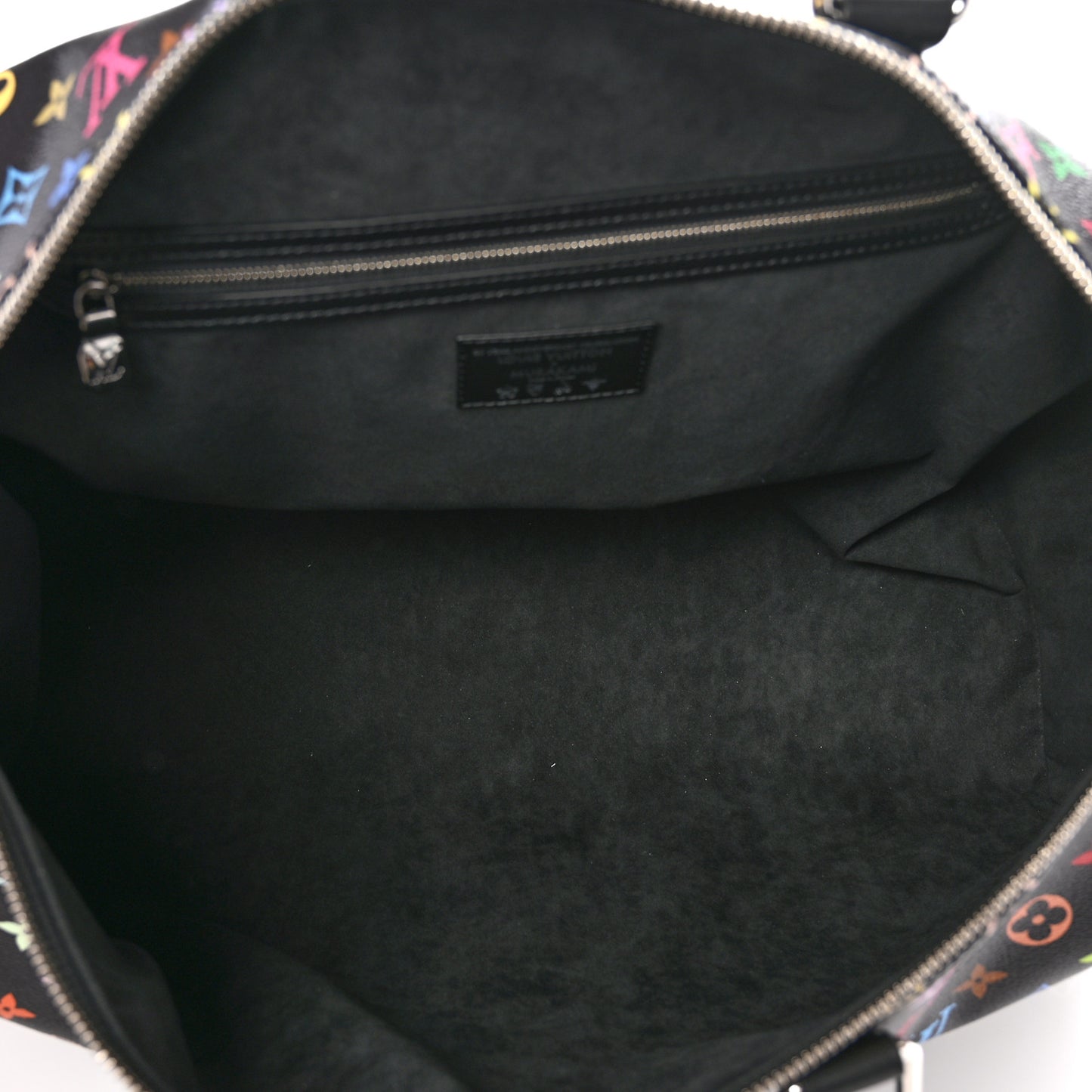 LV X TM Monogram Multicolor Keepall Bandouliere 50 Black