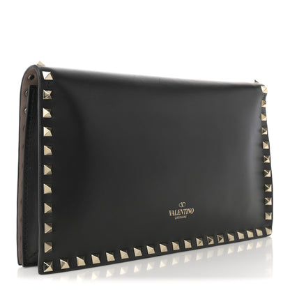 Valentino Garavani Nappa Small Rockstud Wristlet Clutch Black 3 of 11