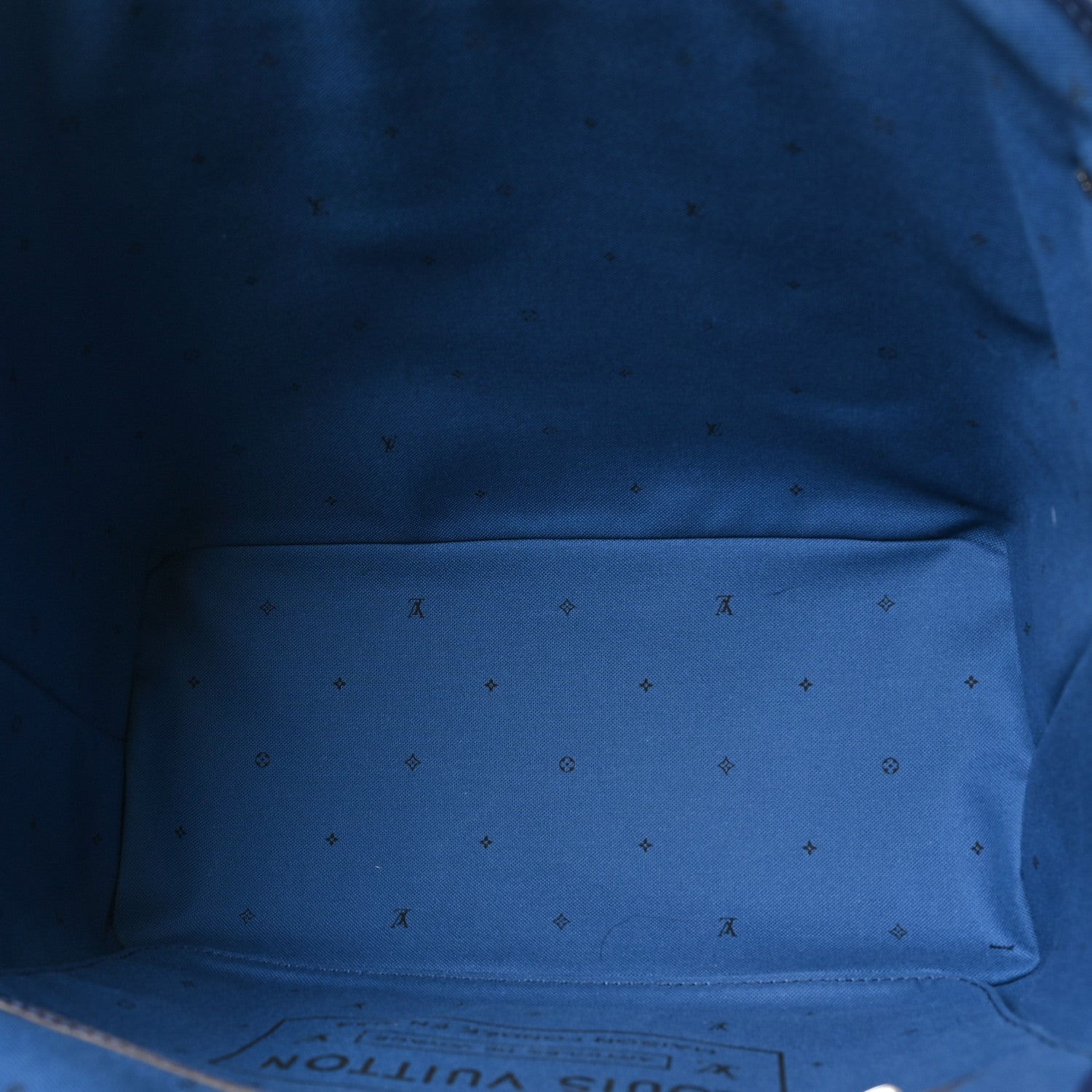 Louis Vuitton Monogram Escale Neverfull MM Blue 6 of 12