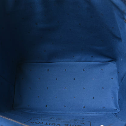 Louis Vuitton Monogram Escale Neverfull MM Blue 6 of 12