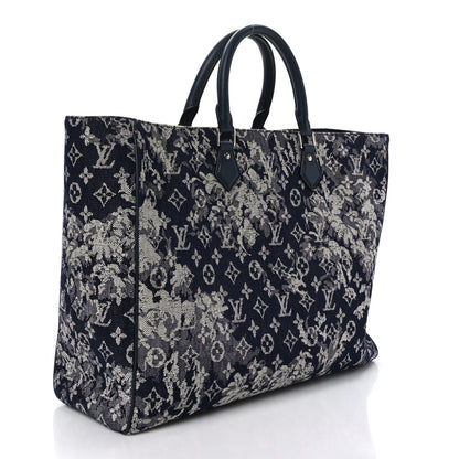 Louis Vuitton Monogram Tapestry Grand Sac Bleu 3 of 8