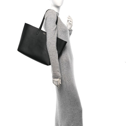 Saint Laurent Calfskin Large Shopping Tote Black 2 of 12