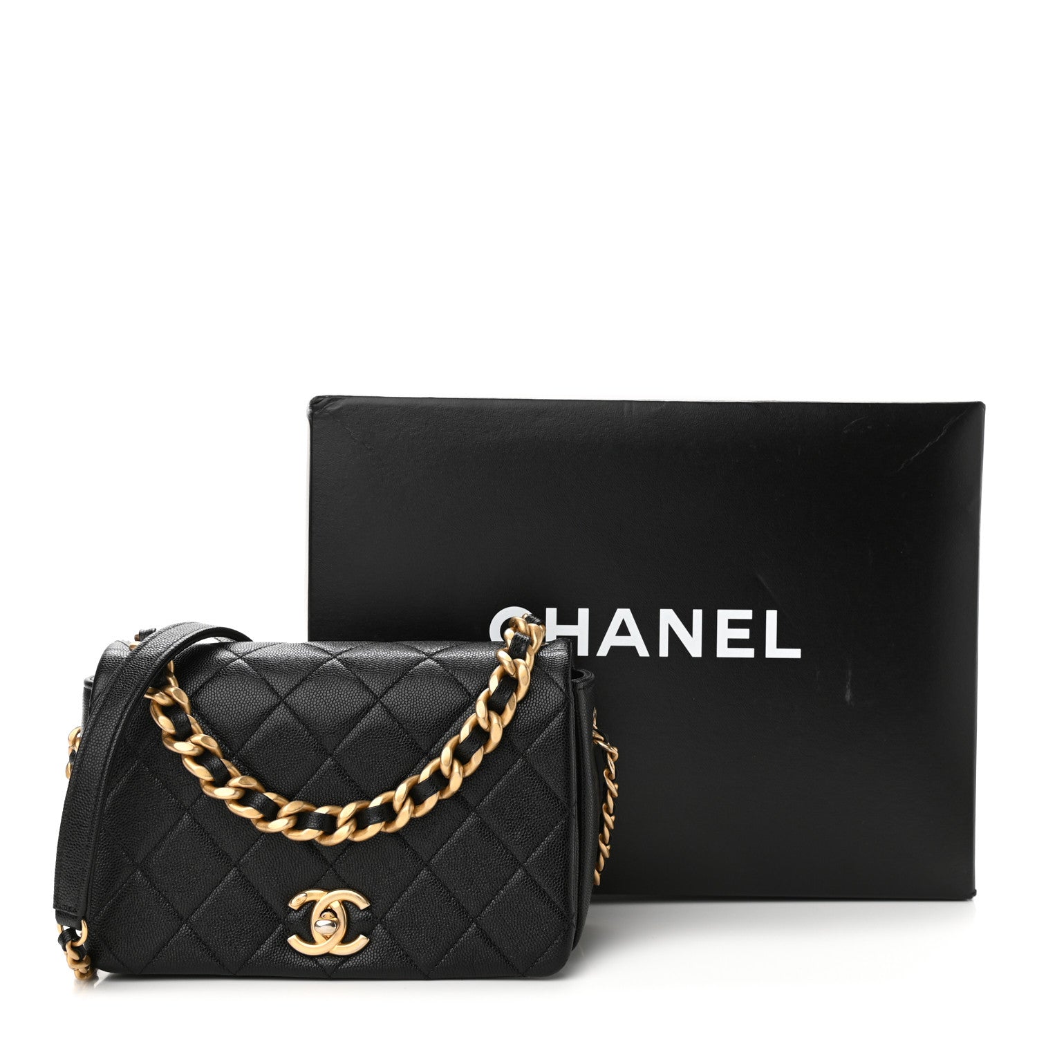 Chanel Caviar Quilted Small Fashion Therapy Flap Bag Black 11 of 11