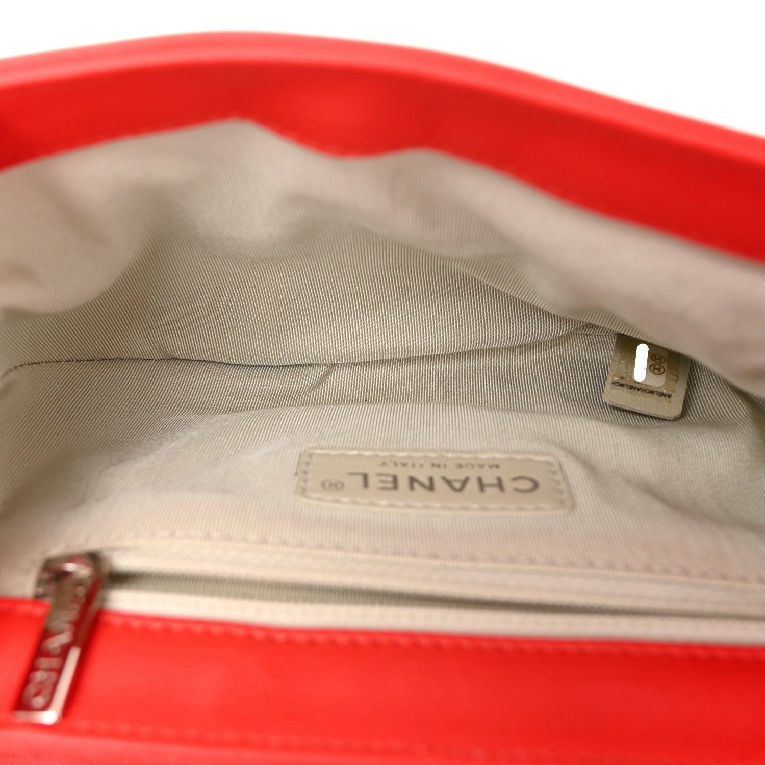 Chanel Washed Lambskin Mini Chain Around Messenger Red 5 of 11