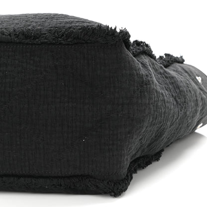 Chanel Canvas Extra Large Double Face Shopping Tote Black 10 of 10