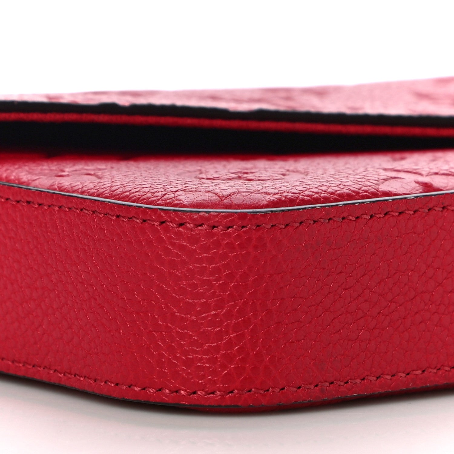 Louis Vuitton Empreinte Pochette Felicie Chain Wallet Scarlet 8 of 9