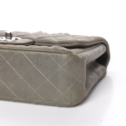 Chanel Iridescent Lambskin Quilted Mini Rectangular Flap Khaki 6 of 14