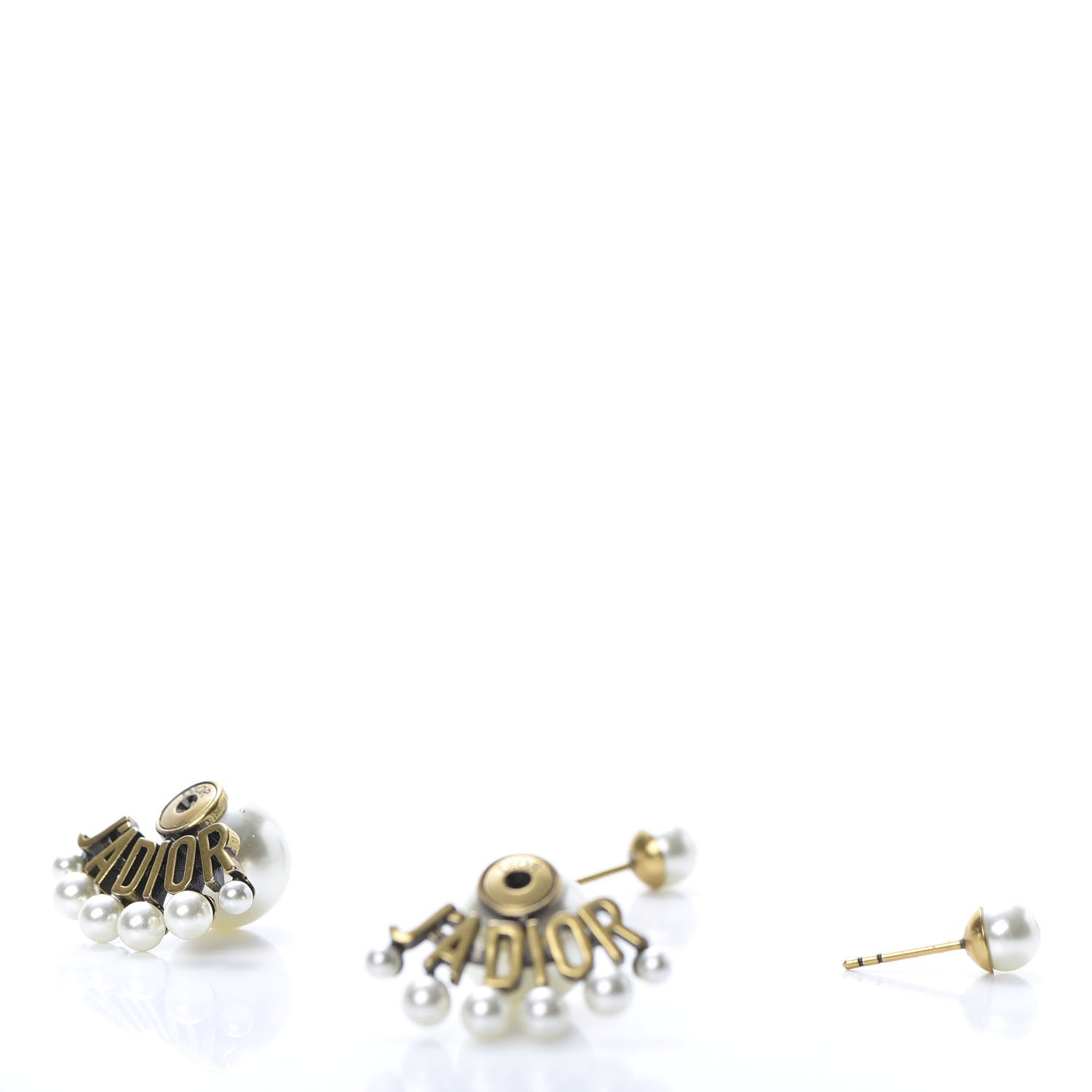 Christian Dior Pearl J'Adior Dior Tribal Earrings 3 of 4