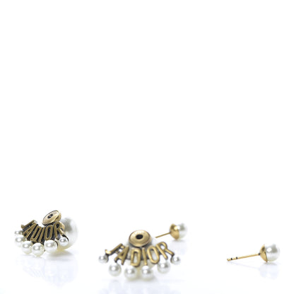 Christian Dior Pearl J'Adior Dior Tribal Earrings 3 of 4