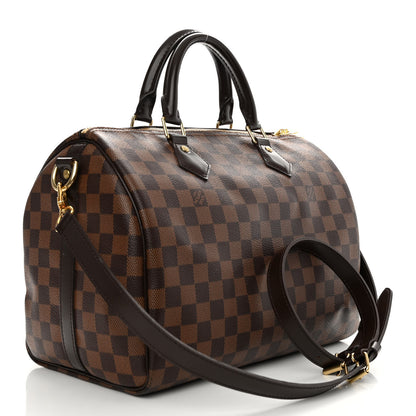 Louis Vuitton Damier Ebene Speedy Bandouliere 30 3 of 11