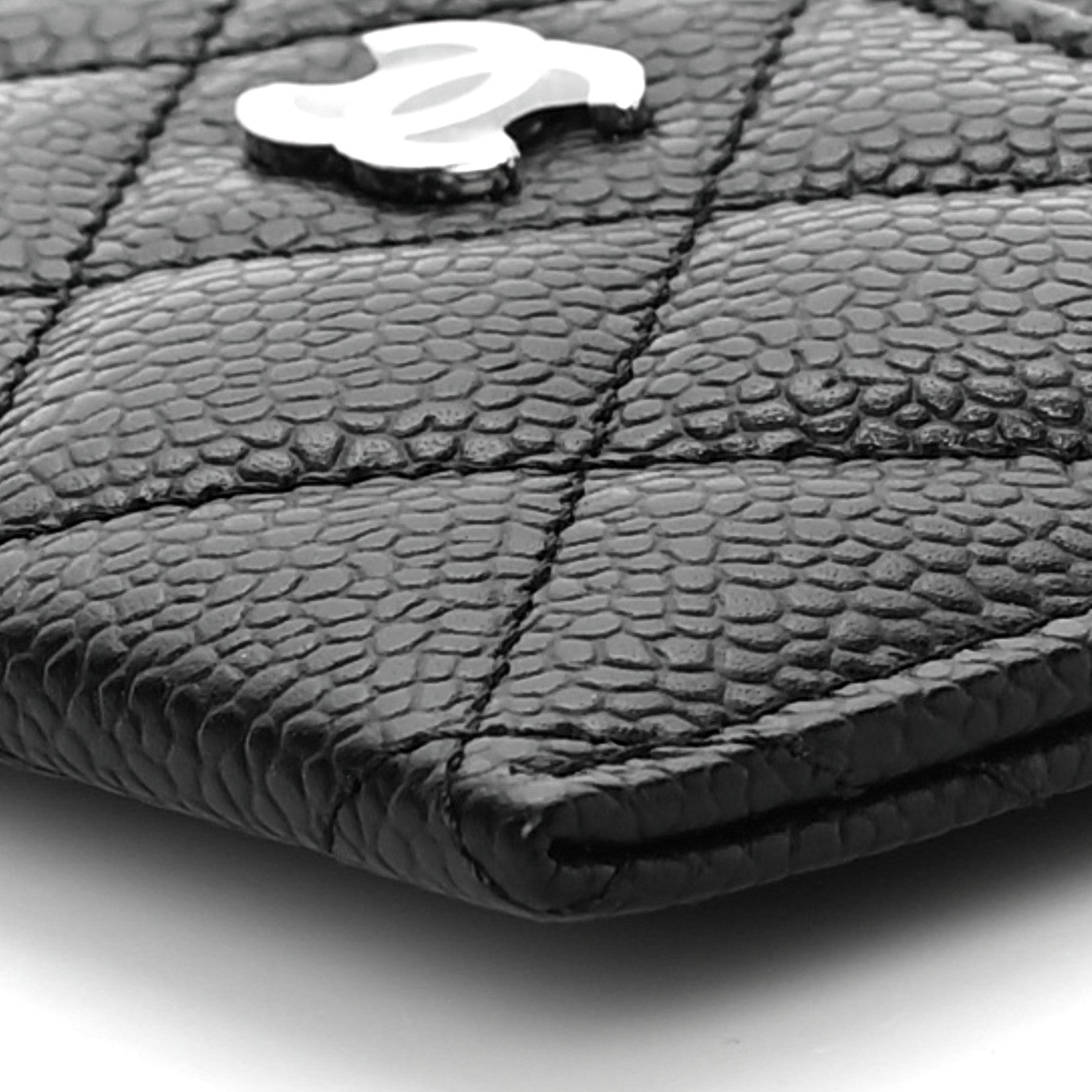 Chanel Caviar Quilted Card Holder Black 11 of 12