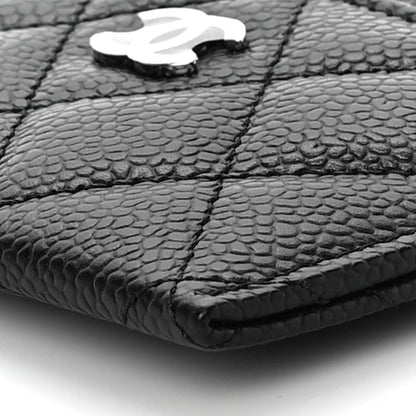 Chanel Caviar Quilted Card Holder Black 11 of 12