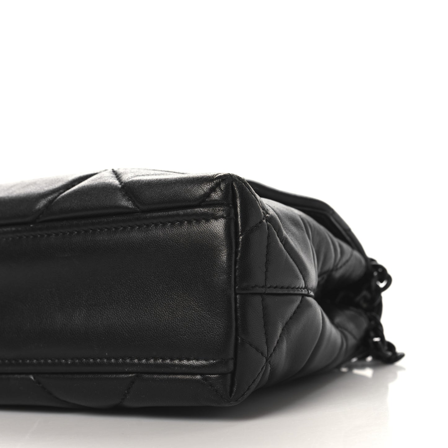 Nappa Triangle Stitched Small Spectrum Bag Black