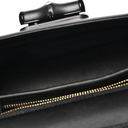 Gucci Calfskin Medium Bamboo Black 7 of 10