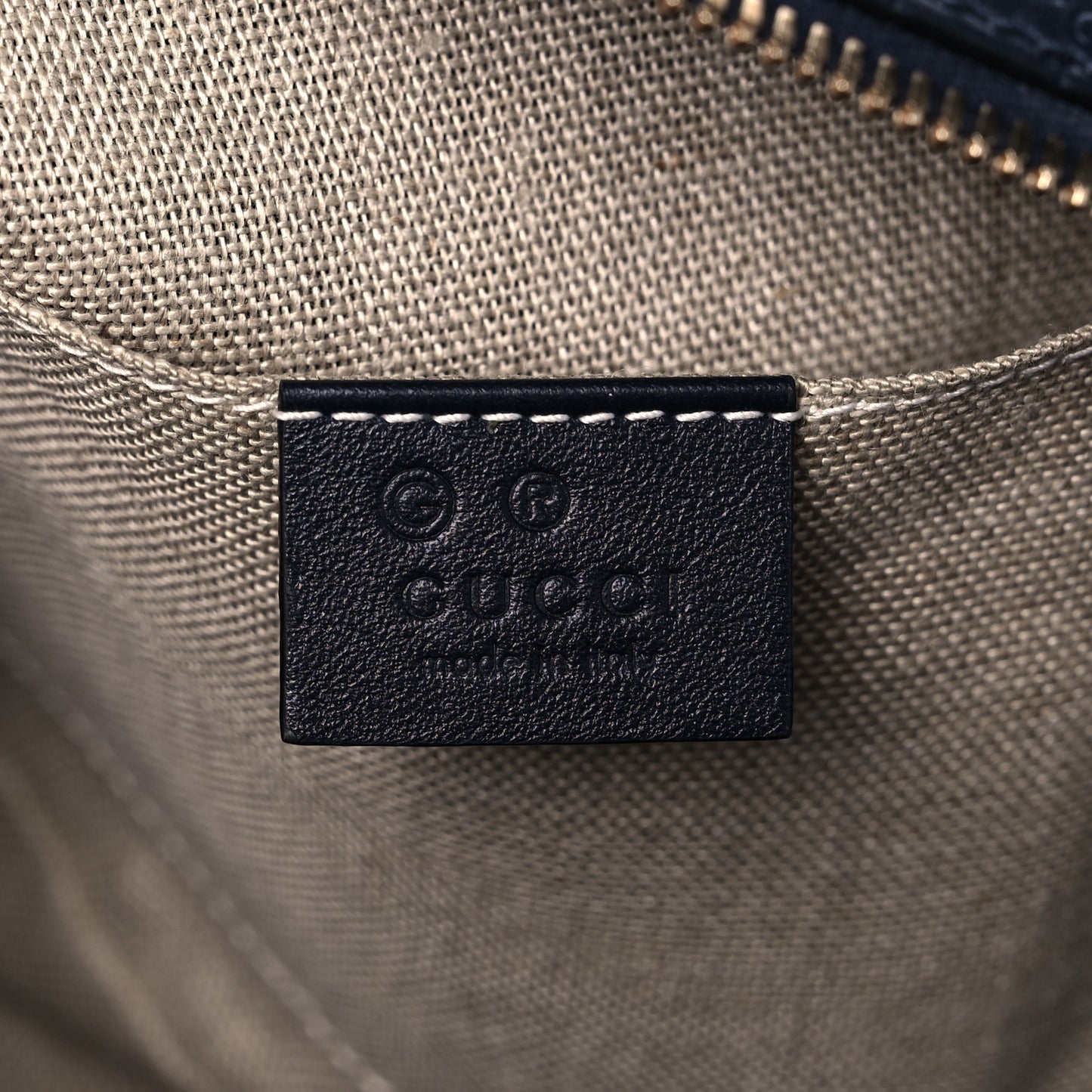 Soft Microguccissima Mini Bree Messenger Bag Blue