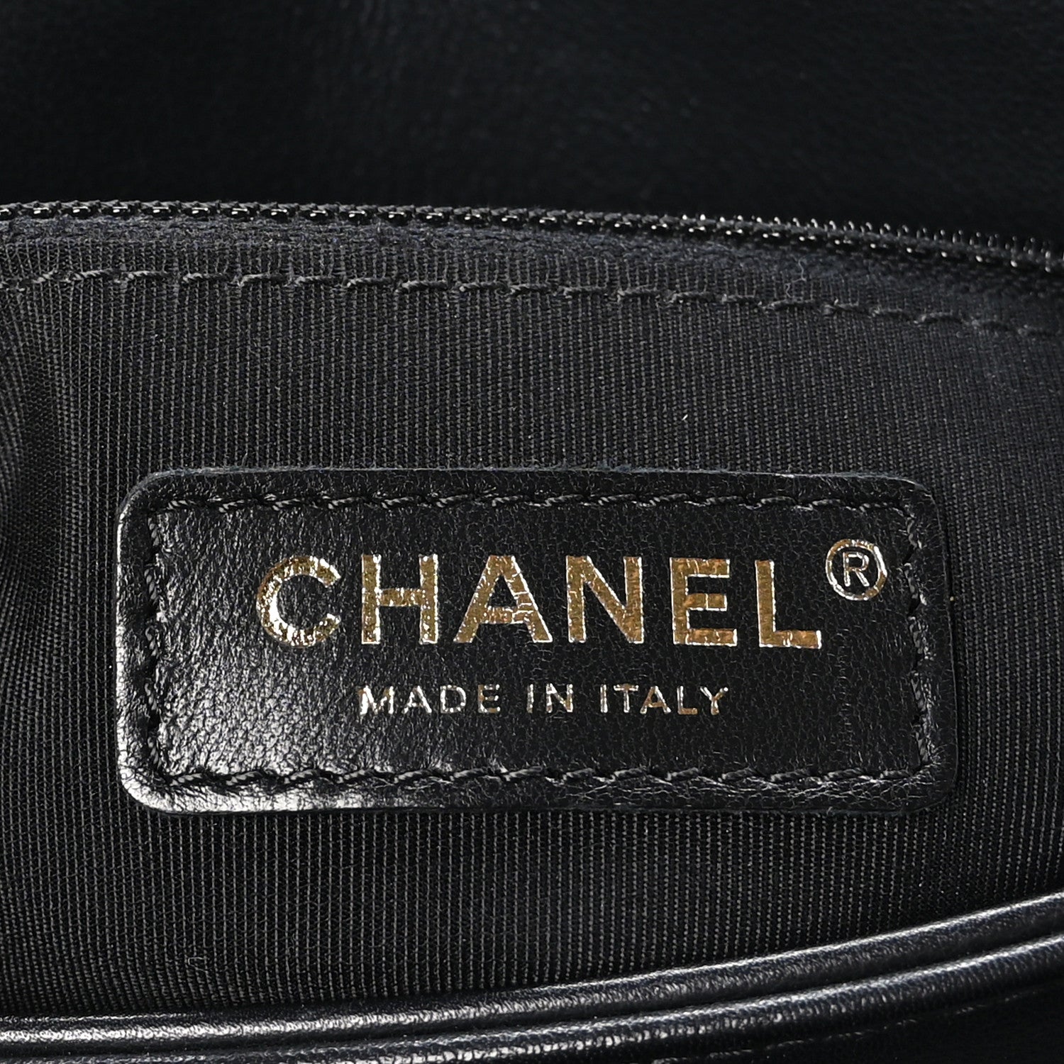 Chanel Grained Calfskin Chevron Stitched Medium Chic Top Handle Flap Black 6 of 12