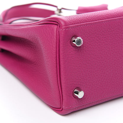 Hermes Togo Kelly Retourne 25 Rose Pourpre 7 of 8