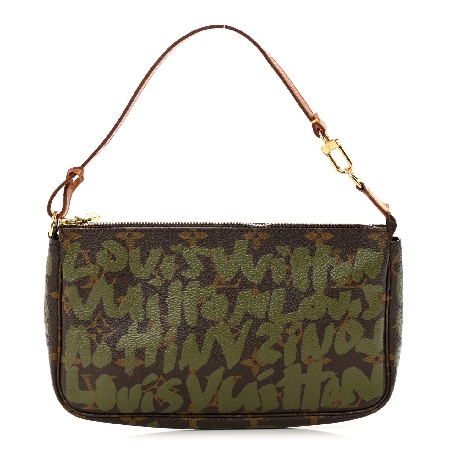 Monogram Graffiti Pochette Accessories Kaki