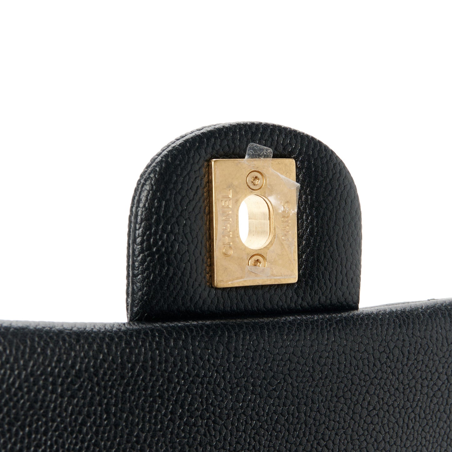 Caviar Quilted Mini Sweetheart Flap Black