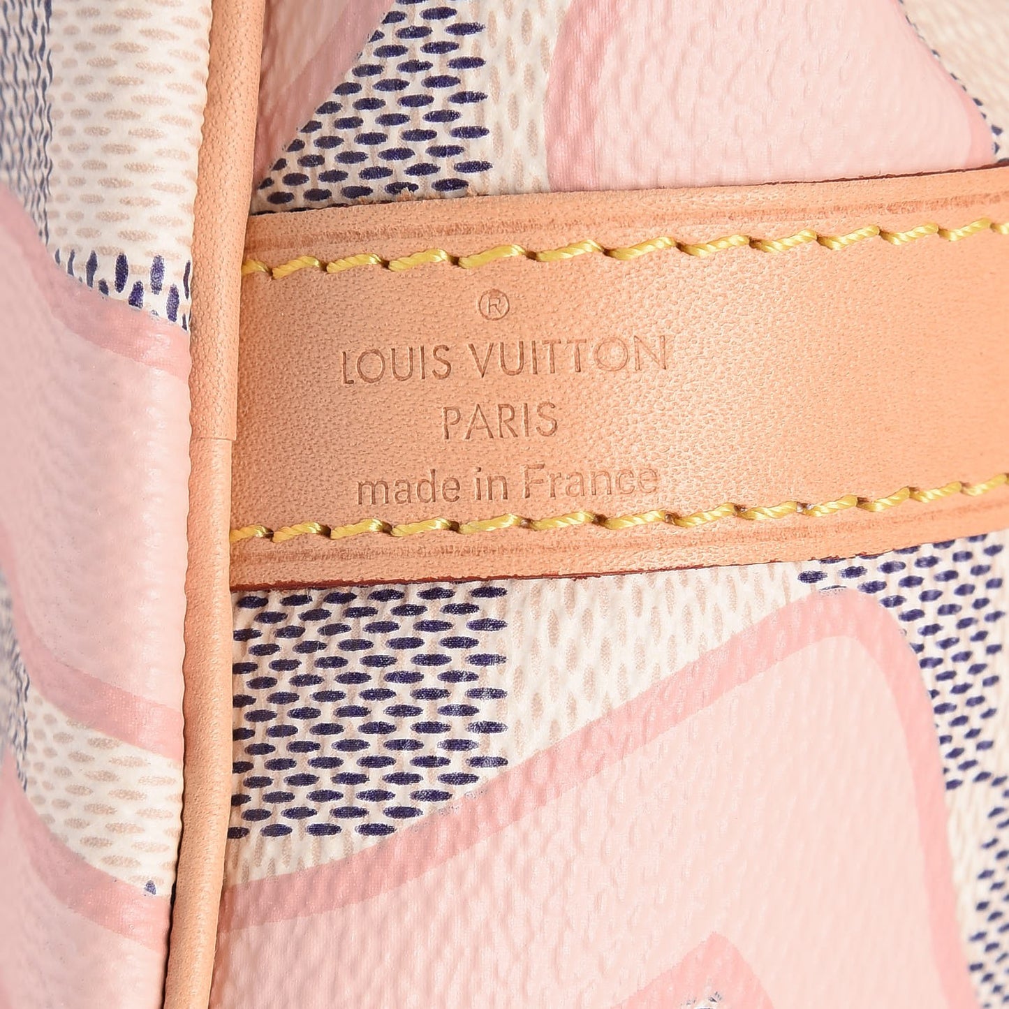 Damier Azur Tahitienne Speedy Bandouliere 30 Rose Ballerine