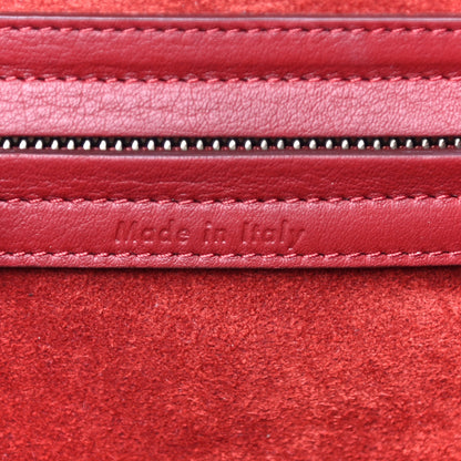Celine Supple Calfskin Medium Phantom Luggage Red 8 of 9