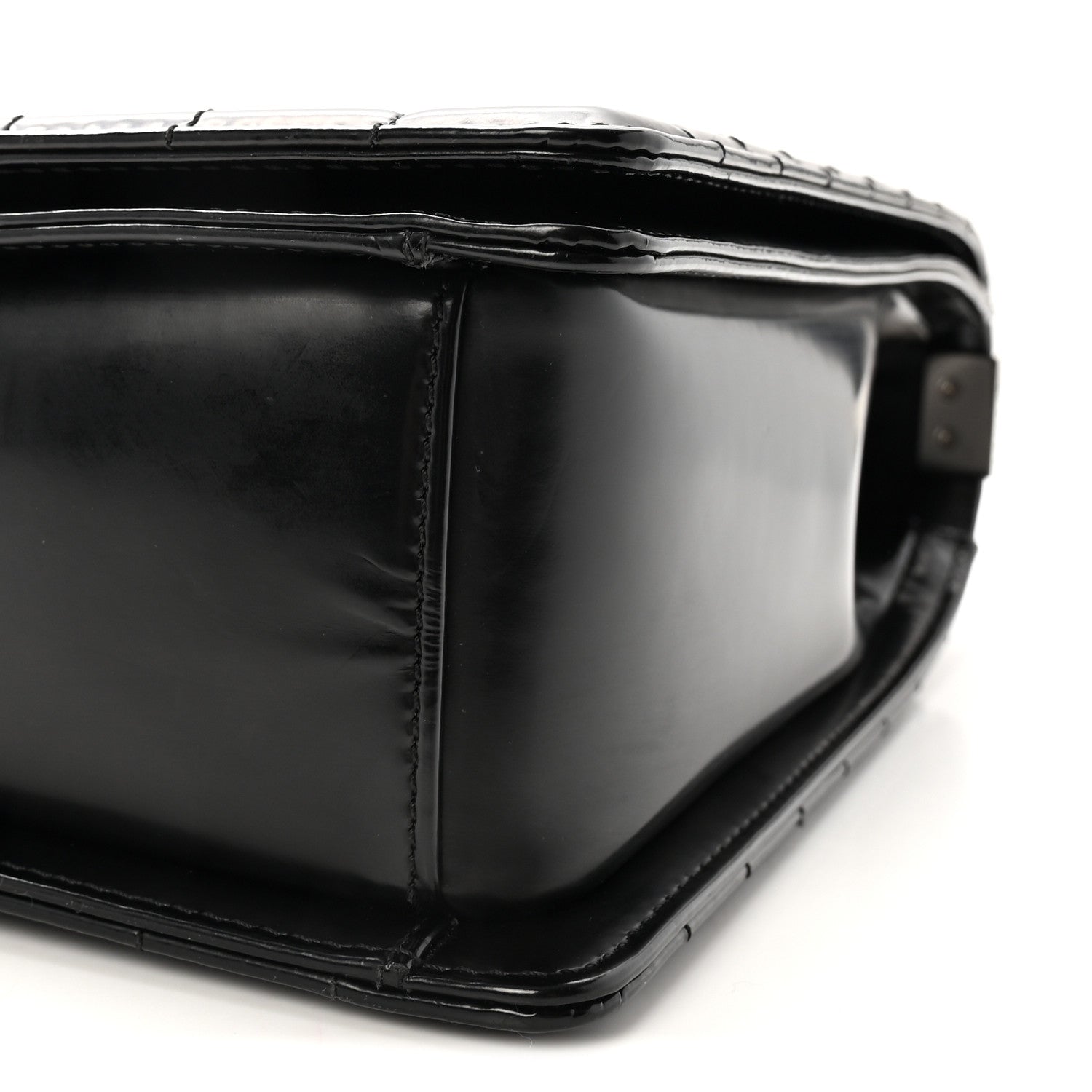 Chanel Glazed Calfskin Large Boy Flap Black 10 of 10