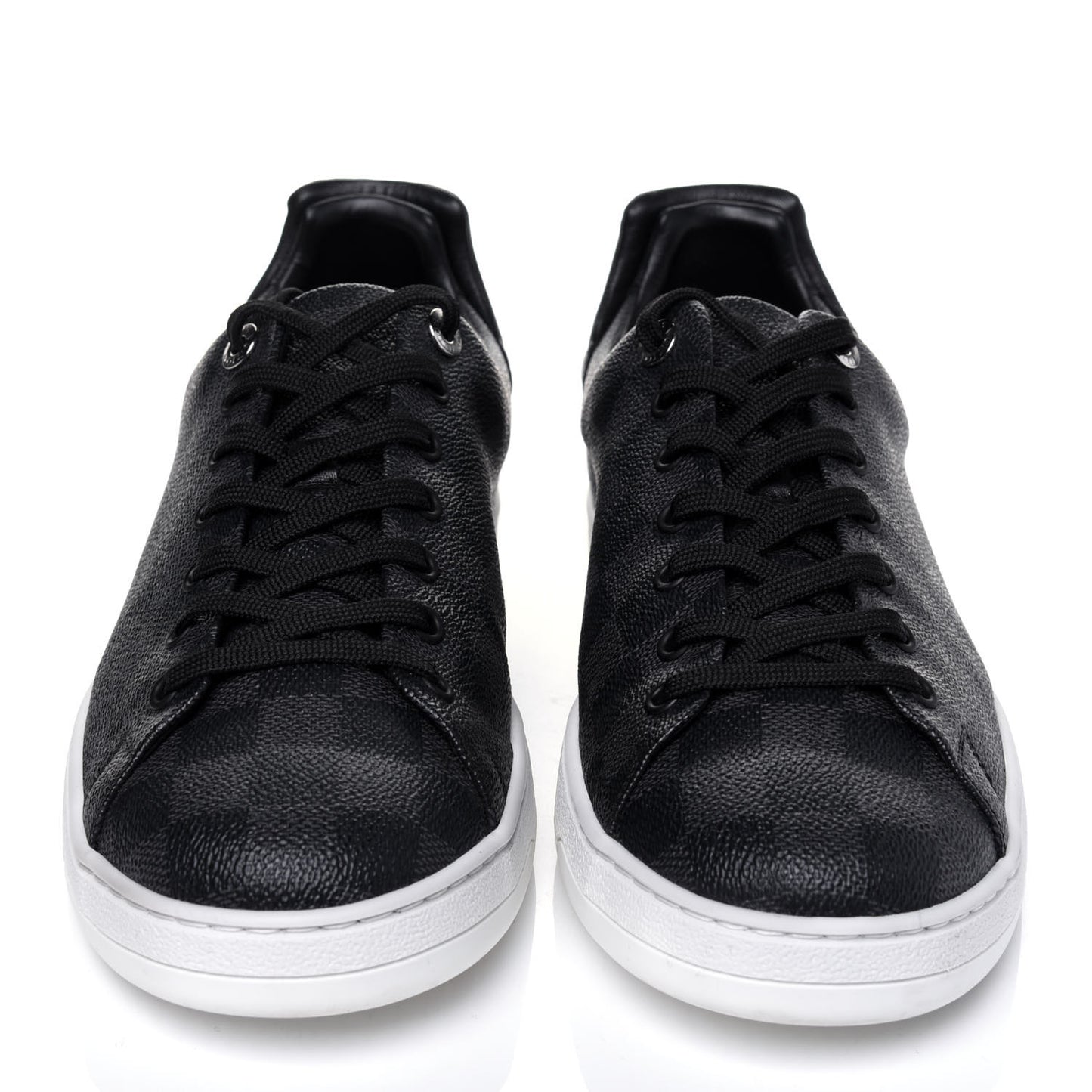 Calfskin Damier Graphite Frontrow Sneakers 8