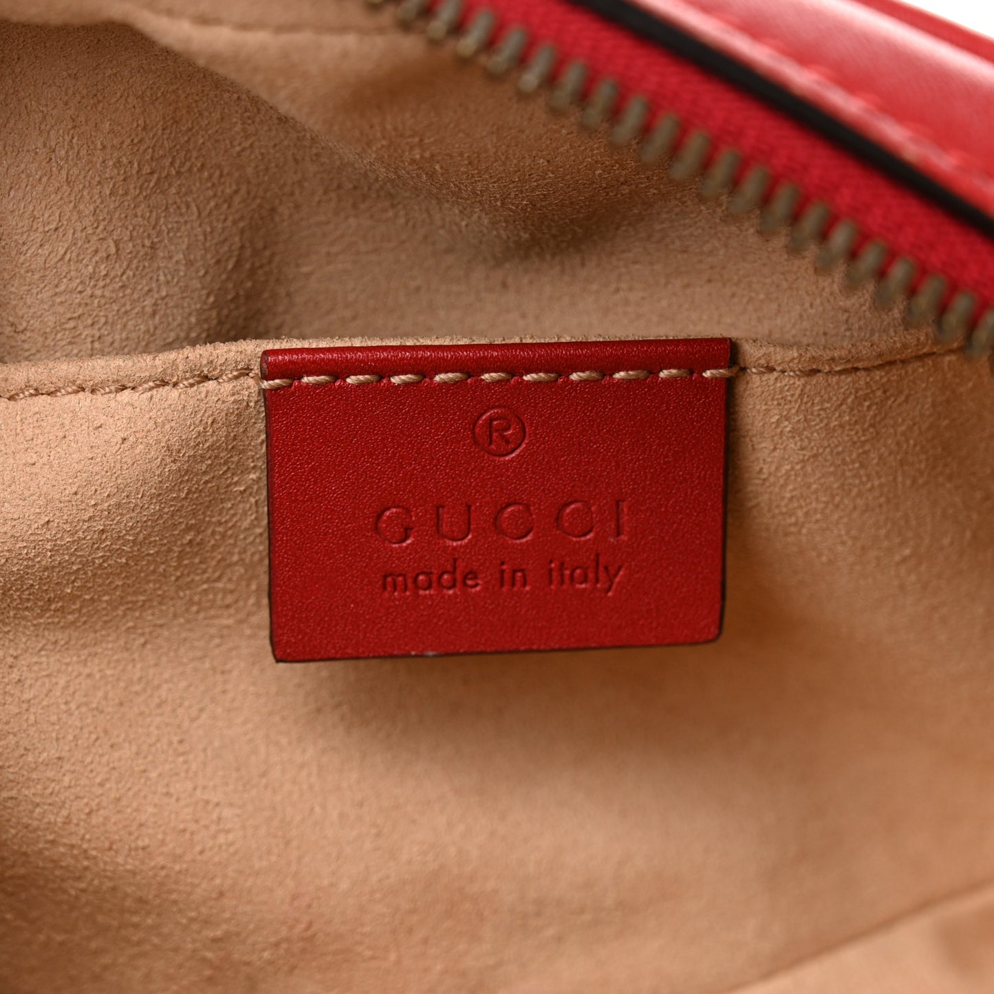 Calfskin Matelasse GG Marmont Belt Bag 85 34 Hibiscus Red
