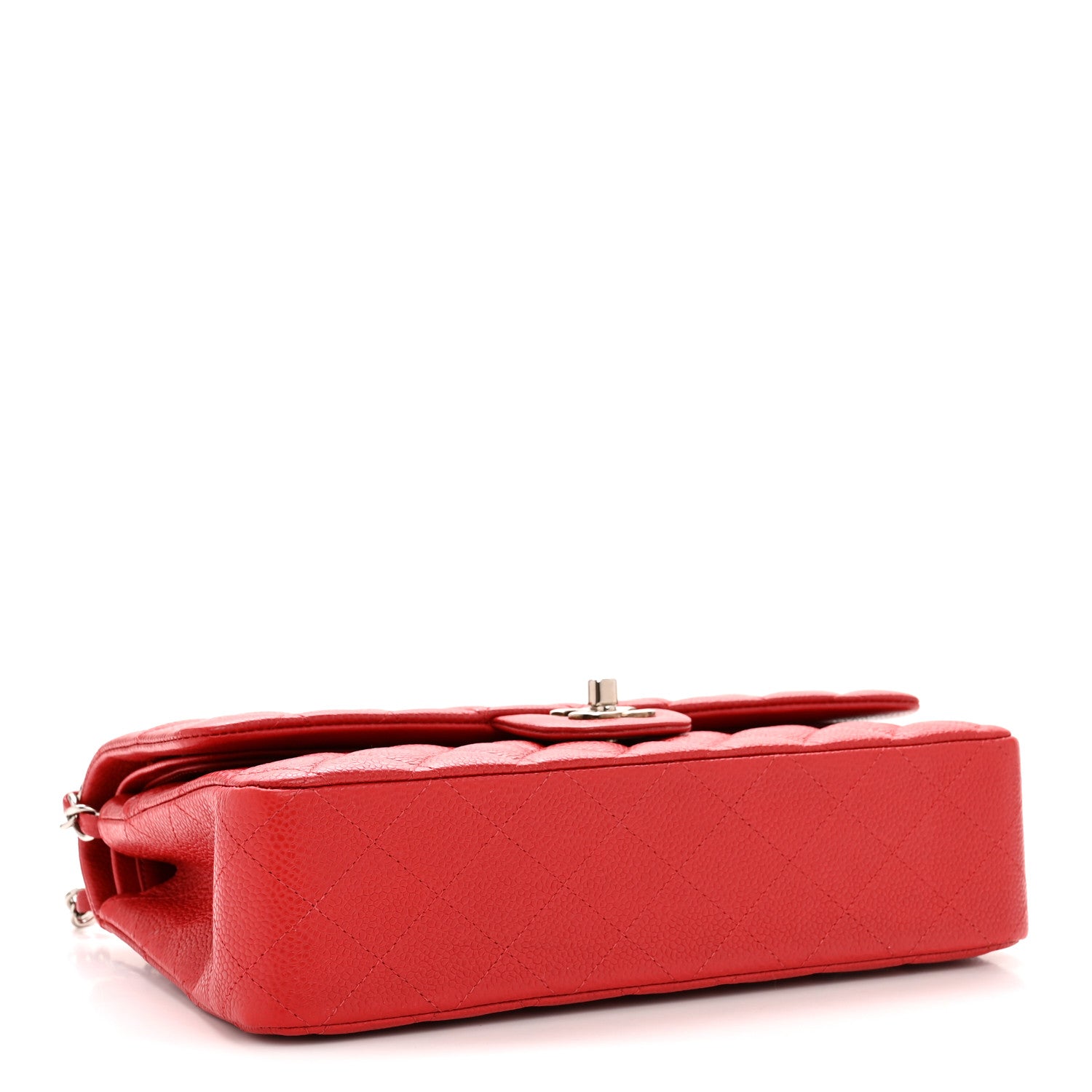 Chanel Caviar Quilted Medium Double Flap Red 4 of 13